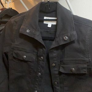 FRAME black denim jacket